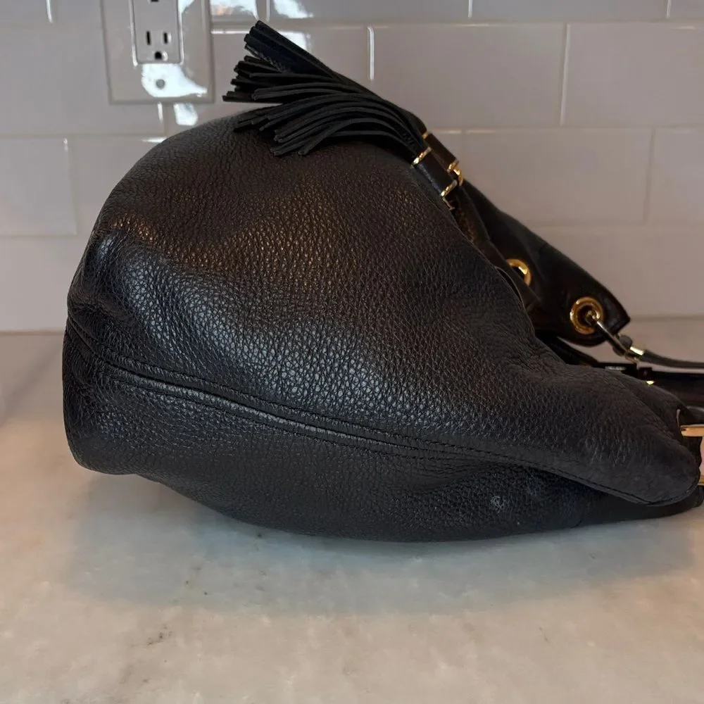 Michael Kors Purse Leather Handbag Camden Large Pebbled Hobo Pocketbook Bag